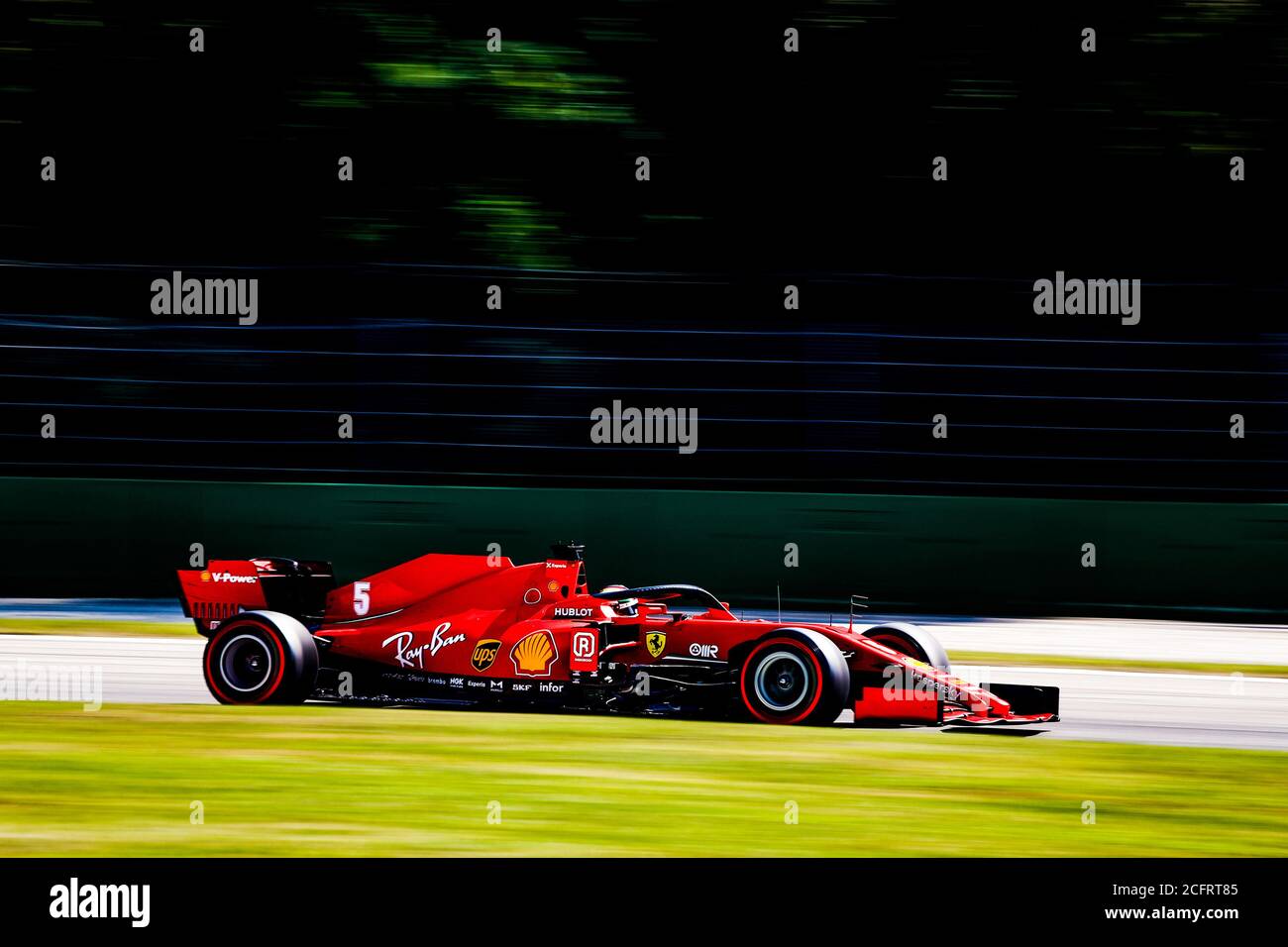 05 VETTEL Sebastian (ger), Scuderia Ferrari SF1000, Aktion während des Formel 1 Gran Premio Heineken D'italia 2020, 2020 Grand Prix von Italien, ab Sept Stockfoto