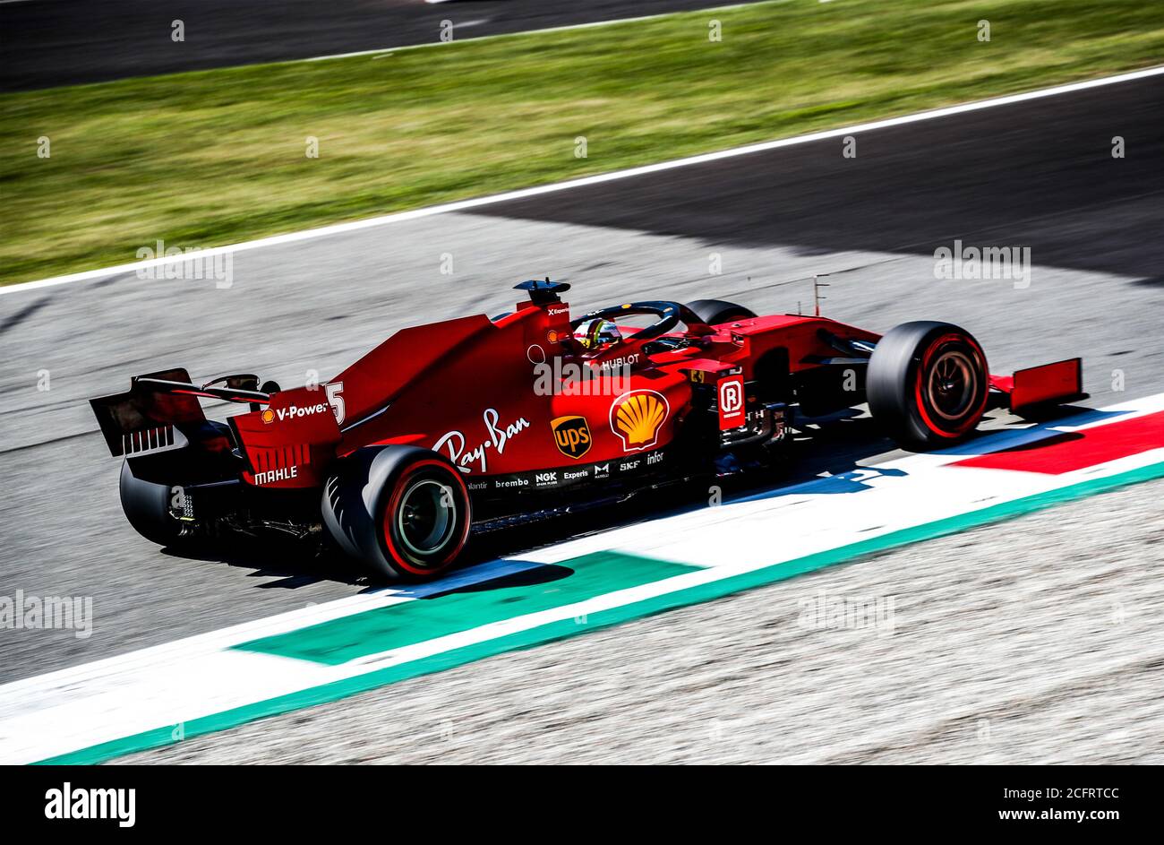 05 VETTEL Sebastian (ger), Scuderia Ferrari SF1000, Aktion während des Formel 1 Gran Premio Heineken D'italia 2020, 2020 Grand Prix von Italien, ab Sept Stockfoto