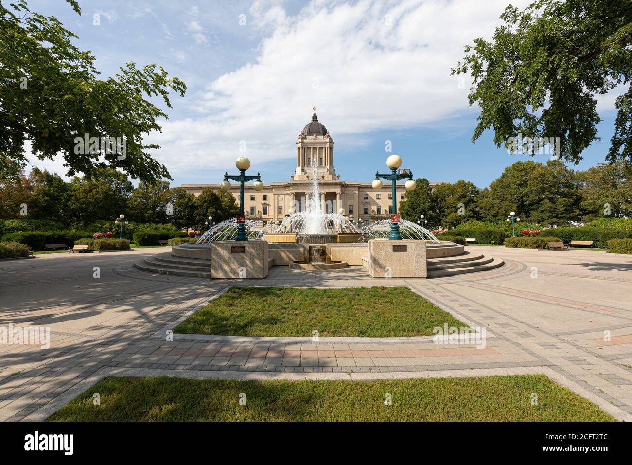Provincial Legislature, Winnipeg, Manitoba, Kanada Stockfoto
