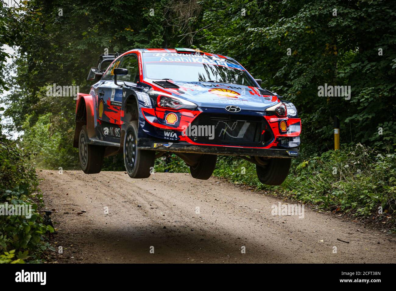 42 Burri Olivier, Levratti Anderson, Volkswagen Polo GTI R5, Aktion während der Rallye Estland 2020, 4. Lauf der FIA WRC Meisterschaft 2020 ab Sep Stockfoto