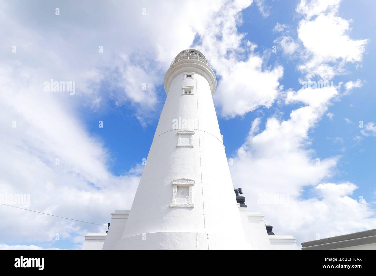 Flamborough neuer Leuchtturm in East Yorkshire, Großbritannien Stockfoto