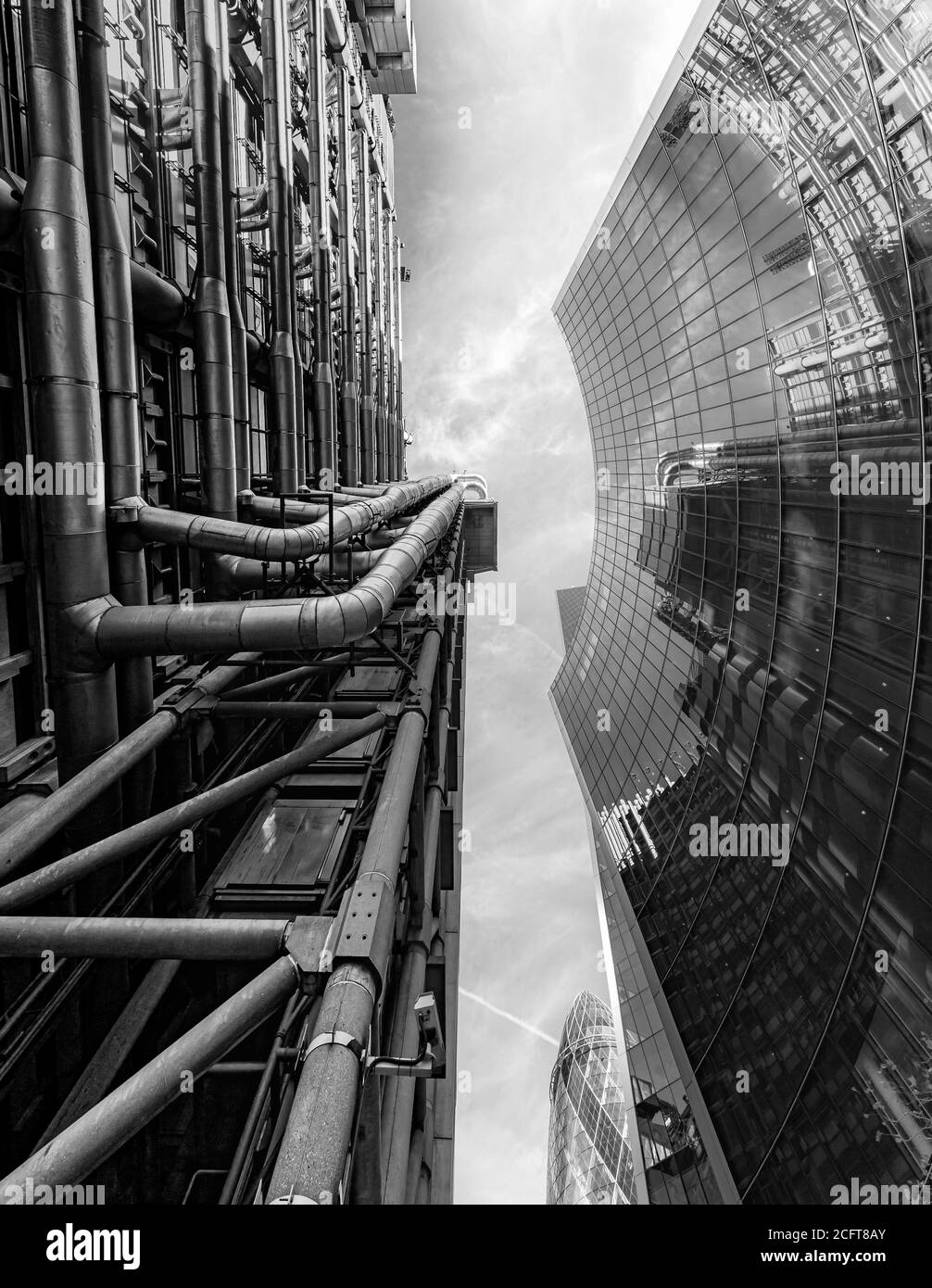 Modernes Gebäude in der City of London Stockfoto