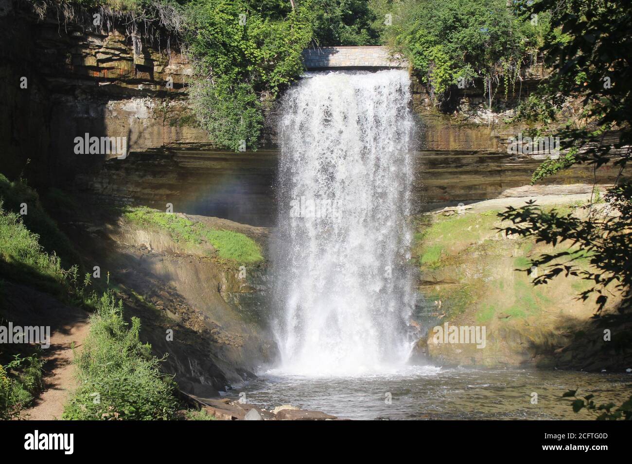 Minnehaha Falls, Minnesota Stockfoto