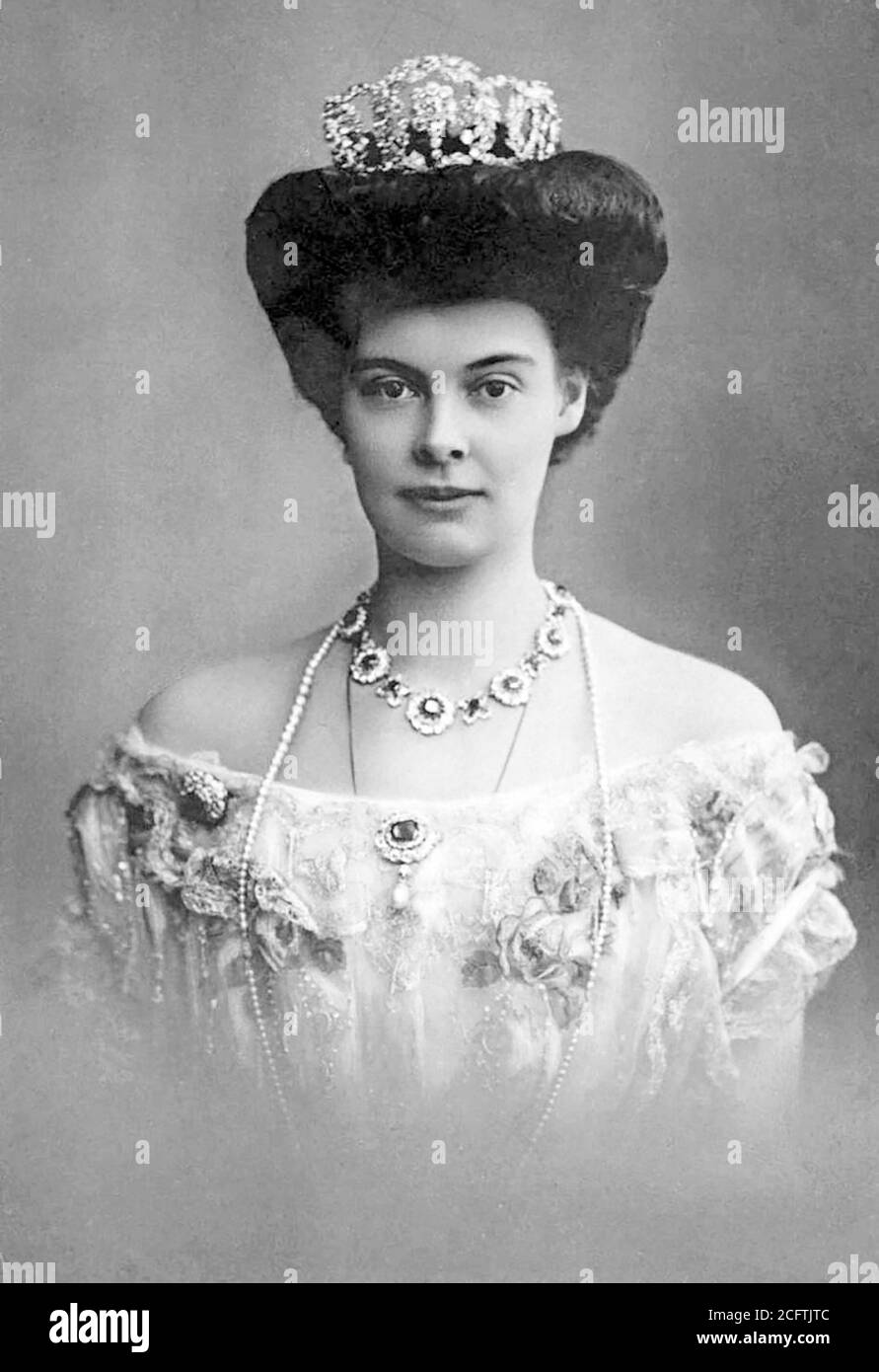 CECILE VON MECKLENBURG-SCHWERIN (1886-1954) letzte deutsche Kronprinzessin Stockfoto