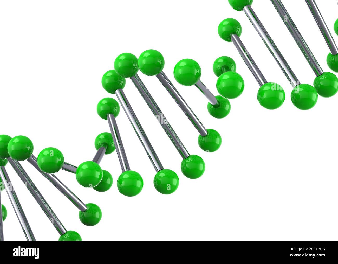 DNA-Molekül - 3D Stockfoto