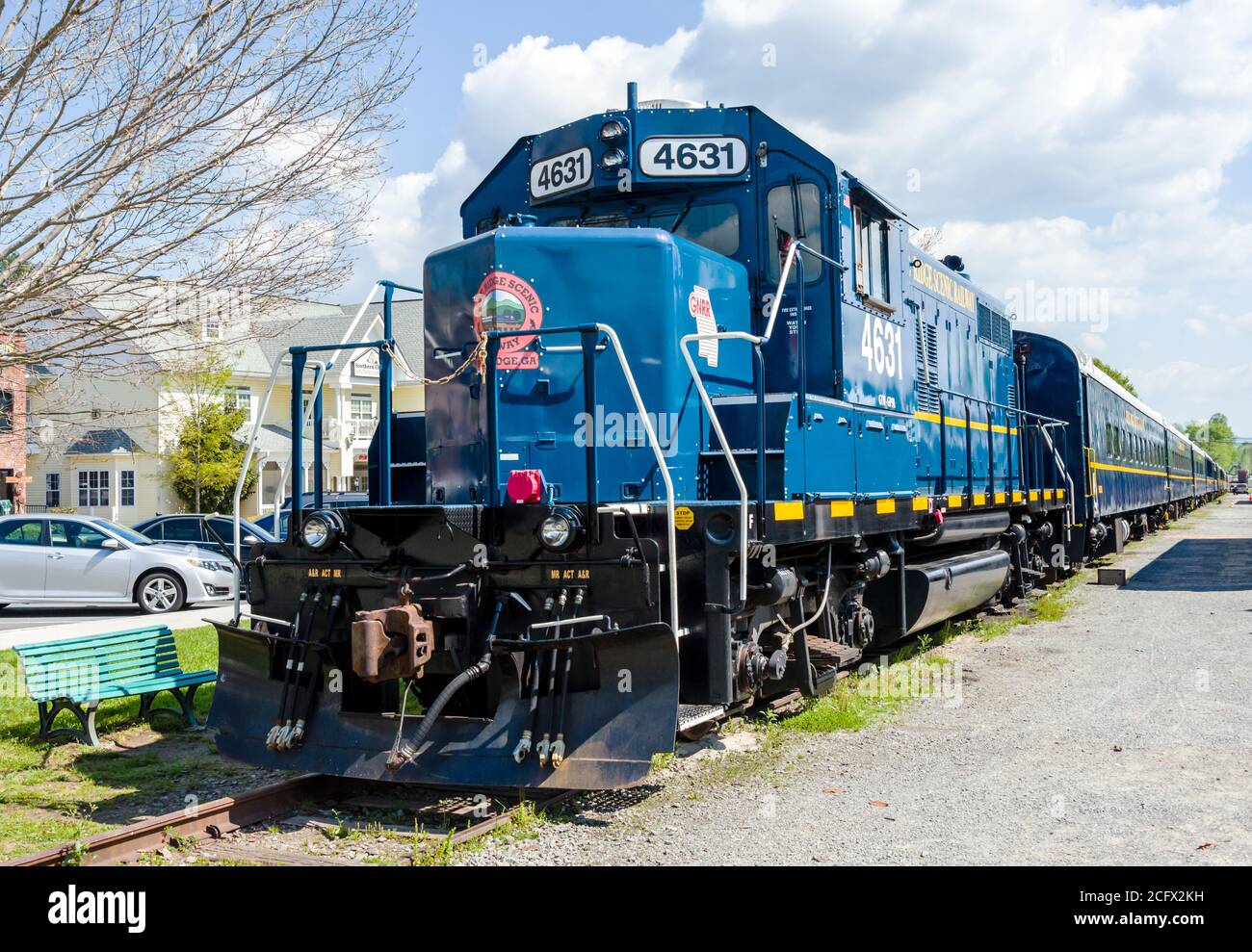 Northern Georgia, Blue Ridge Scenic Railway Stockfoto