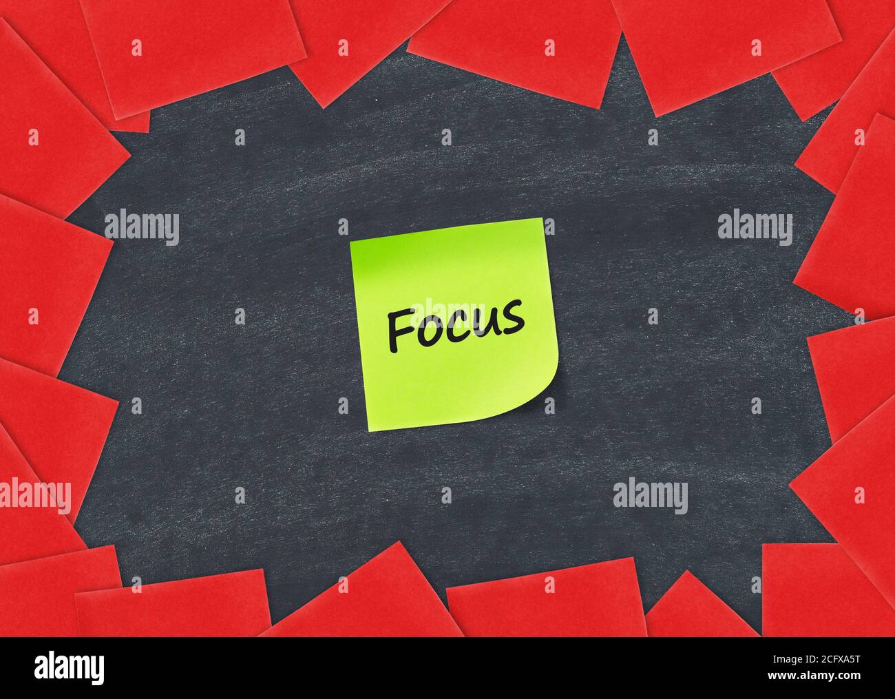 Fokus-Konzept Stockfoto