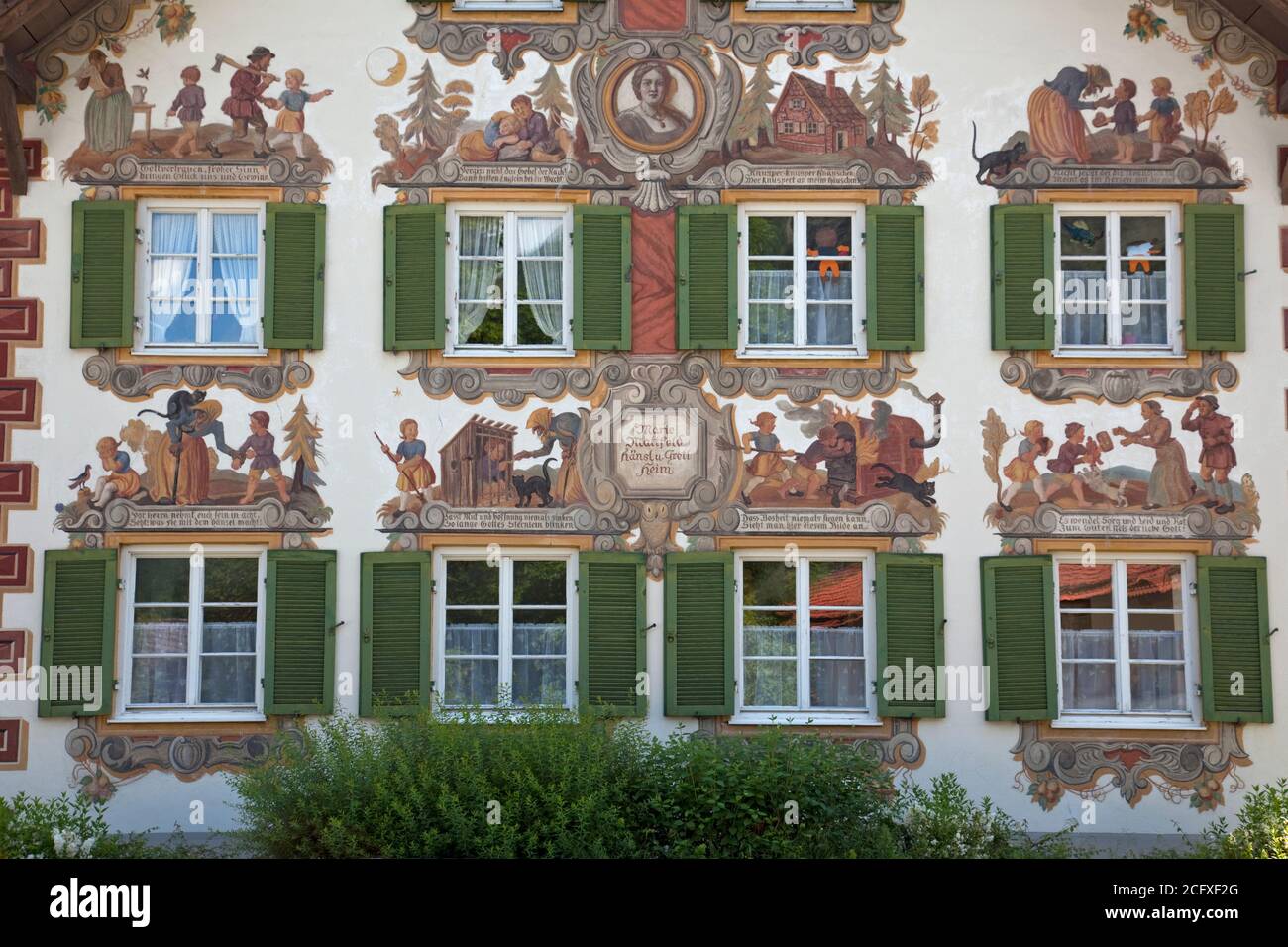 Geographie / Reisen, Deutschland, Bayern, Oberammergau, Hänsel-und-Gretel-Haus in Oberammergau, Oberbava, Additional-Rights-Clearance-Info-not-available Stockfoto