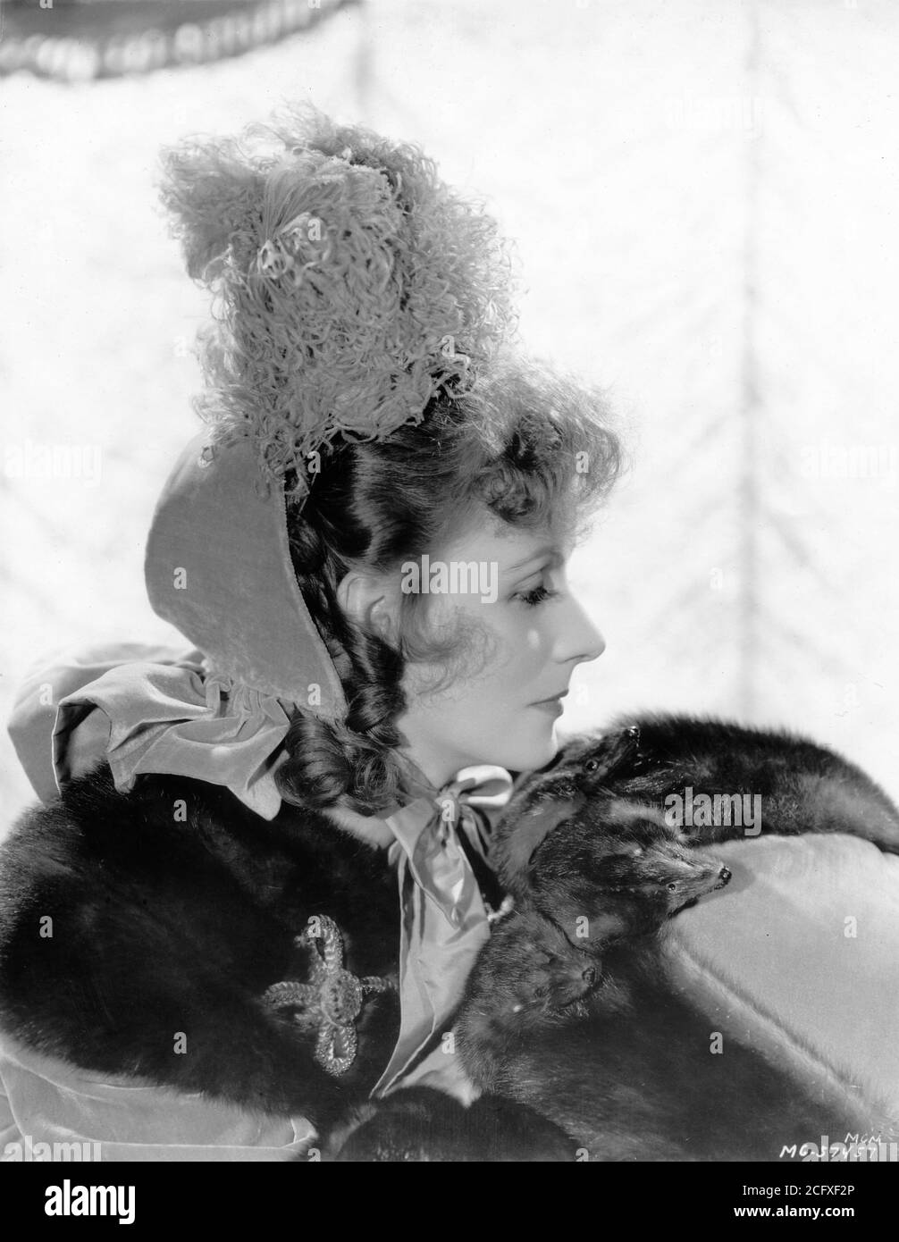 GRETA GARBO Portrait als Marguerite Gautier in CAMILLE 1936 Regie GEORGE CUKOR Roman / Theaterstück Alexandre Dumas fils Metro Goldwyn Mayer Stockfoto