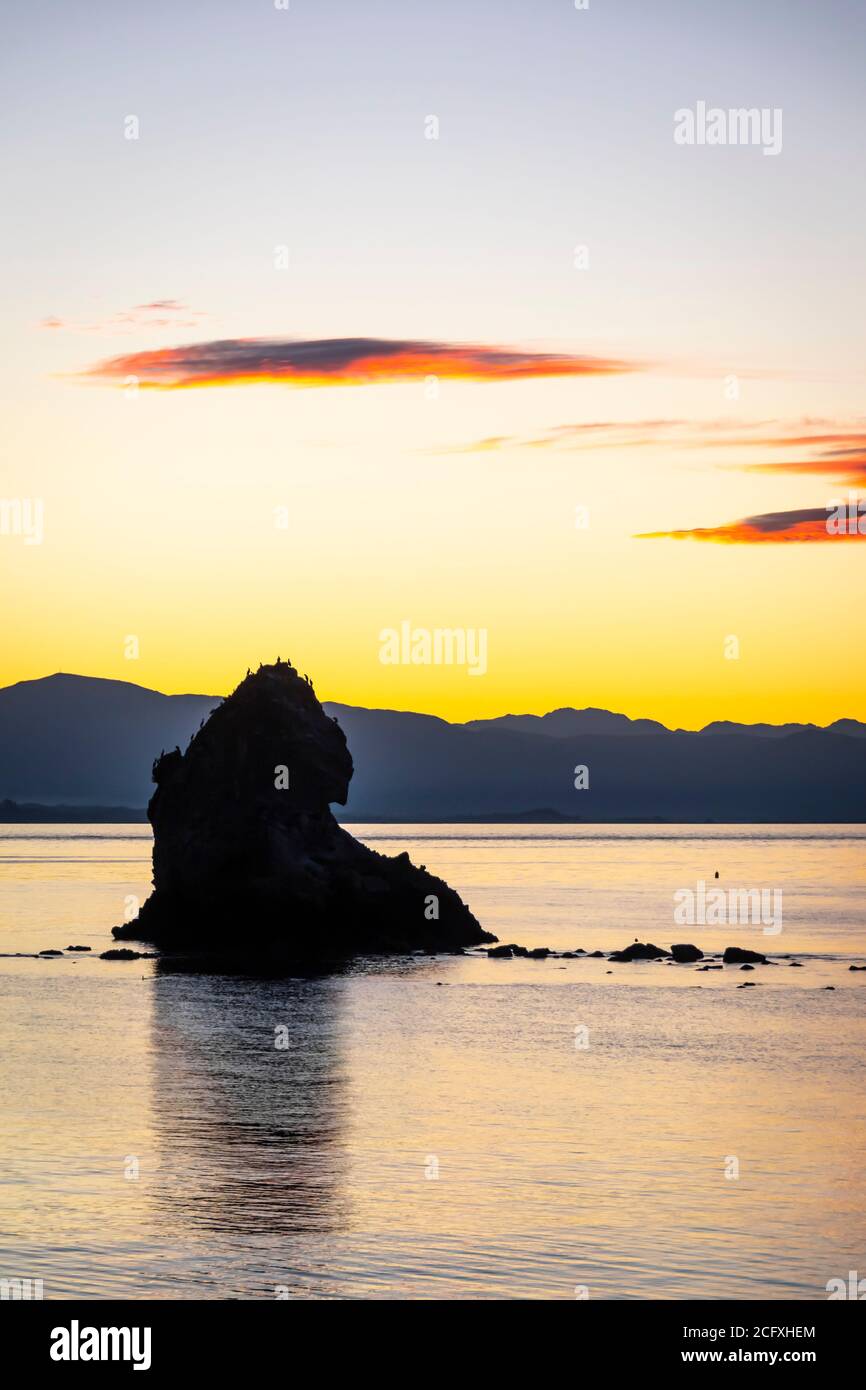 Arrow Rock (Fifeshire Rock) Nelson, South Island, Neuseeland Stockfoto