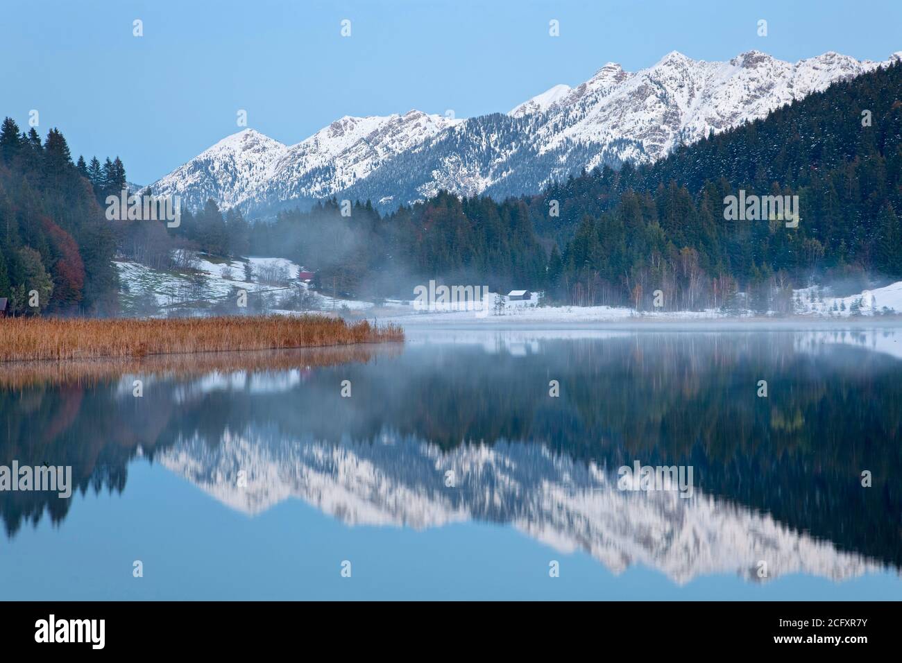 Geographie / Reisen, Deutschland, Bayern, Oberbayern, Voralpenland, Werdenfels, Werdenfelser Land (, Additional-Rights-Clearance-Info-not-available Stockfoto