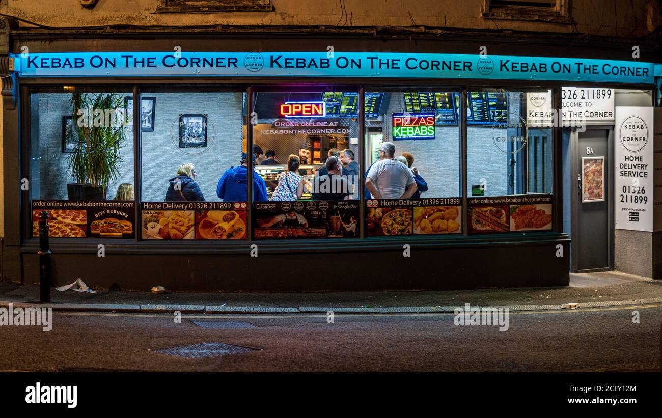 Falmouth kebab shop Fotos und Bildmaterial in hoher Auflösung Alamy