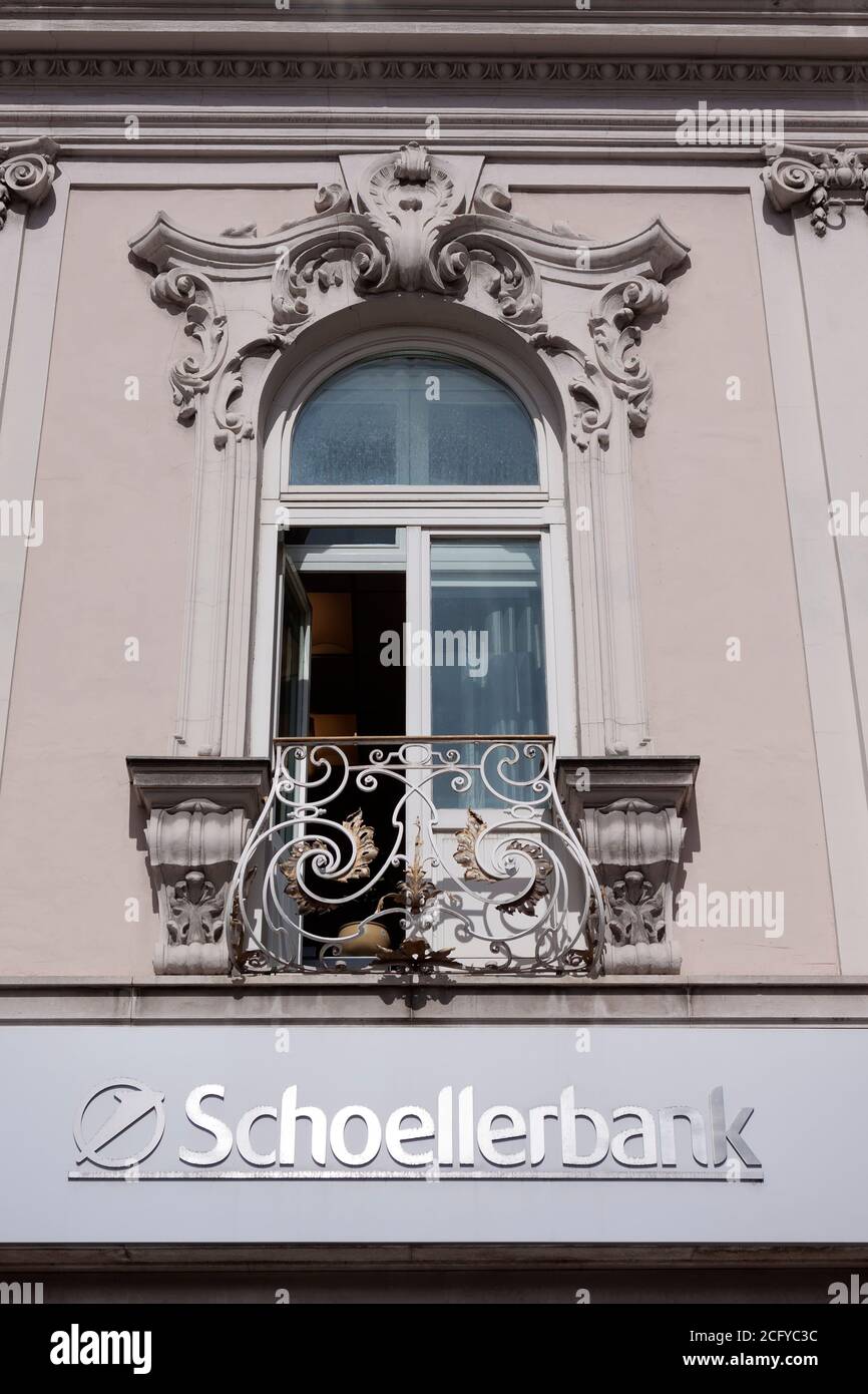 Schoellerbank, Privatbank, Salzburg, Österreich Stockfoto