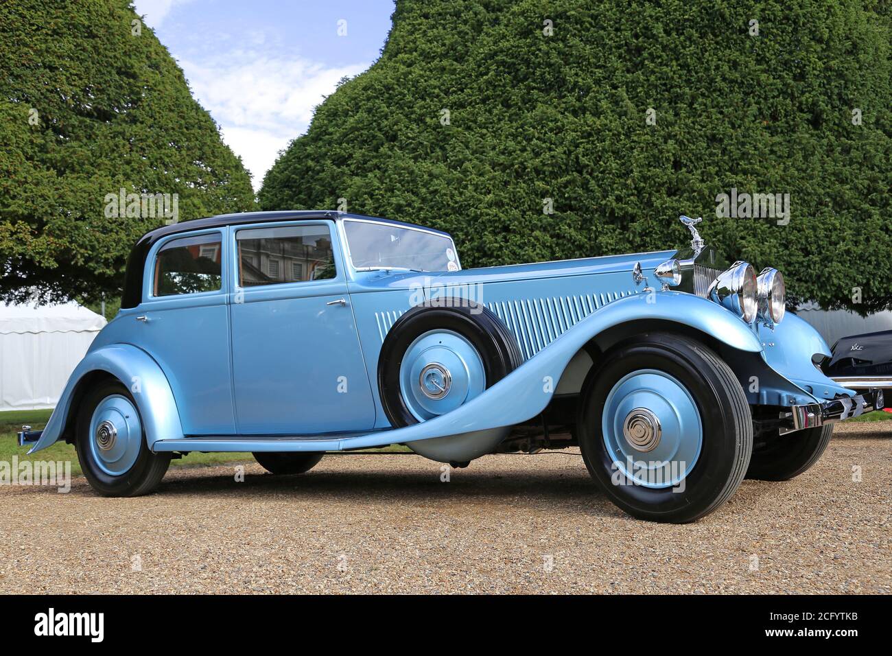 Rolls-Royce Phantom II Continental Sports Saloon (1933), Concours of Elegance 2020, Hampton Court Palace, London, Großbritannien, Europa Stockfoto