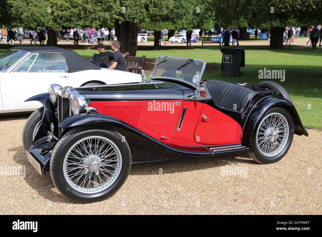 MG PA (1934), Concours of Elegance 2020, Hampton Court Palace, London, Großbritannien, Europa Stockfoto