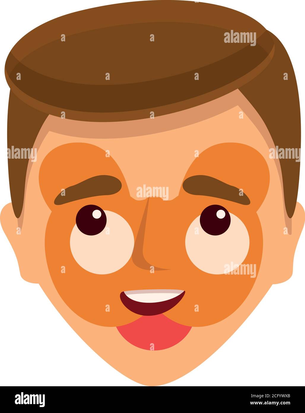 Gesichtsbemalung Bär Symbol. Cartoon von Gesicht Malerei Bär Vektor-Symbol für Web-Design isoliert auf weißem Hintergrund Stock Vektor