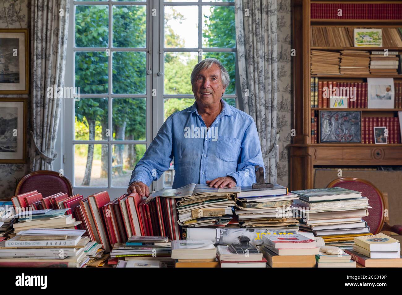 Frankreich, Indre et Loire, Loiretal Vernou-sur-Brenne, Les Madères, seit 3 Generationen im Besitz der Familie Debré, wurde von der UNESCO zum Weltkulturerbe erklärt. Stockfoto