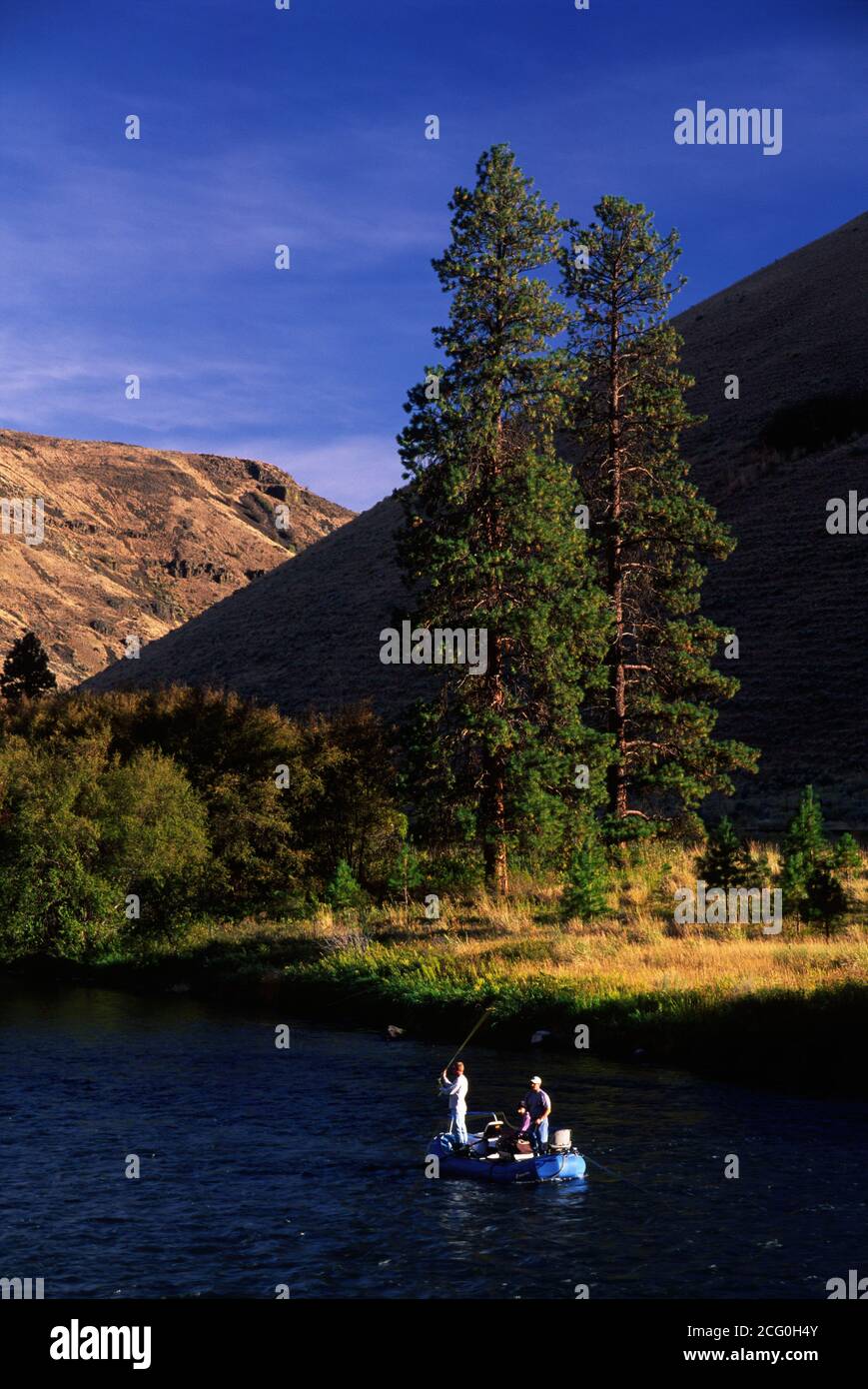 Yakima River, Yakima River Canyon Scenic und Freizeit Highway, Washington Stockfoto