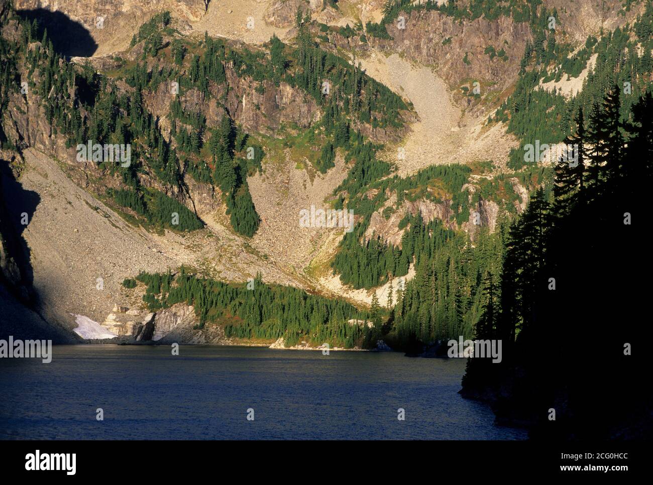 Schnee See, Alpenseen Wildnis, Mt Baker-Snoqualmie National Forest, Washington Stockfoto