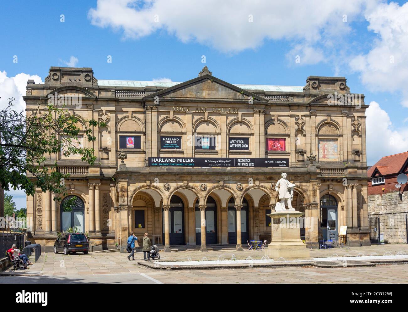 York Art Gallery, Exhibition Square, York, North Yorkshire, England, Großbritannien Stockfoto