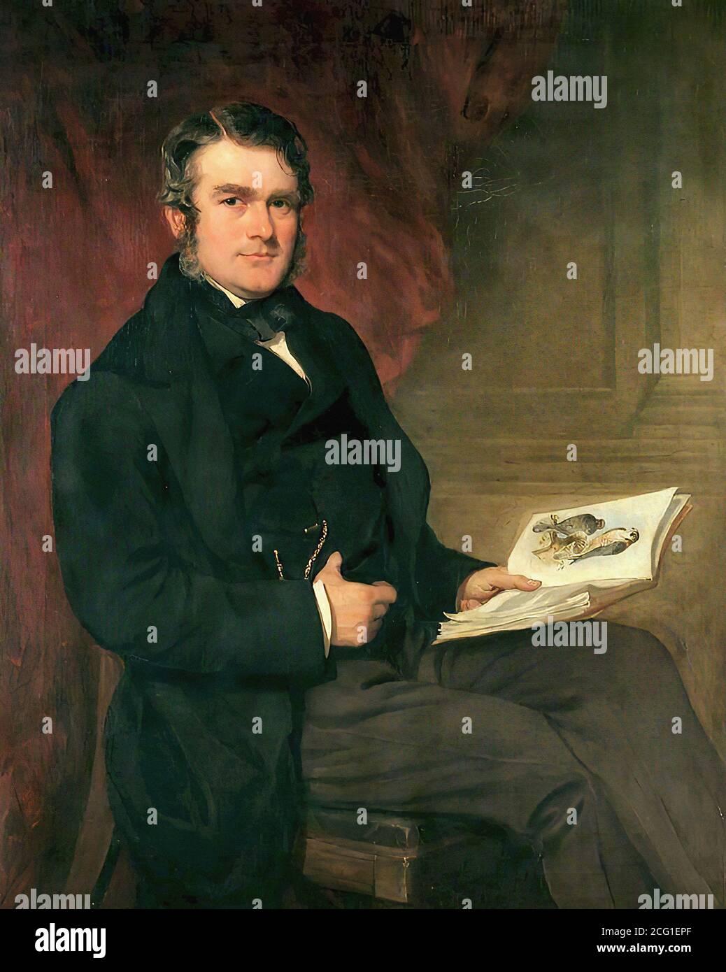 Grant Sir Francis - Porträt von John Henry Gurney - British School - 19. Jahrhundert Stockfoto