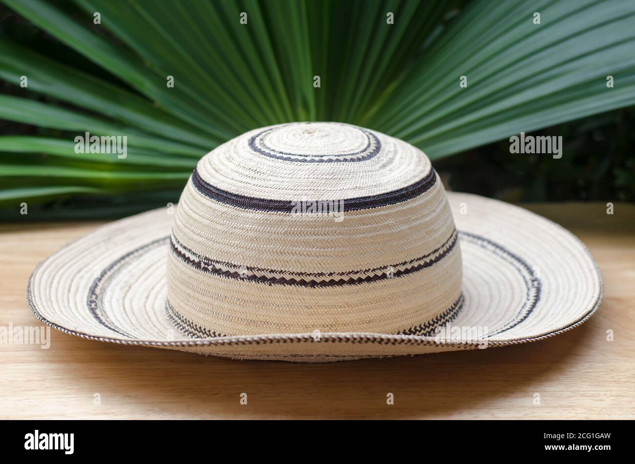 Panamaischer Hut, ein traditioneller Hut aus Panama Stockfoto