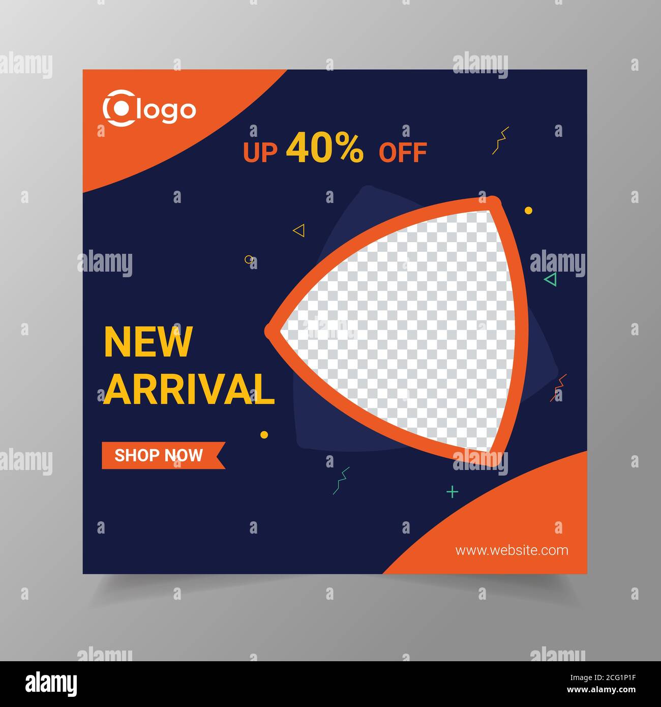 Mode Social Media Verkauf Banner Vorlage, moderne Mode Verkauf Banner für Web und Social Media, Mode Banner Stock Vektor