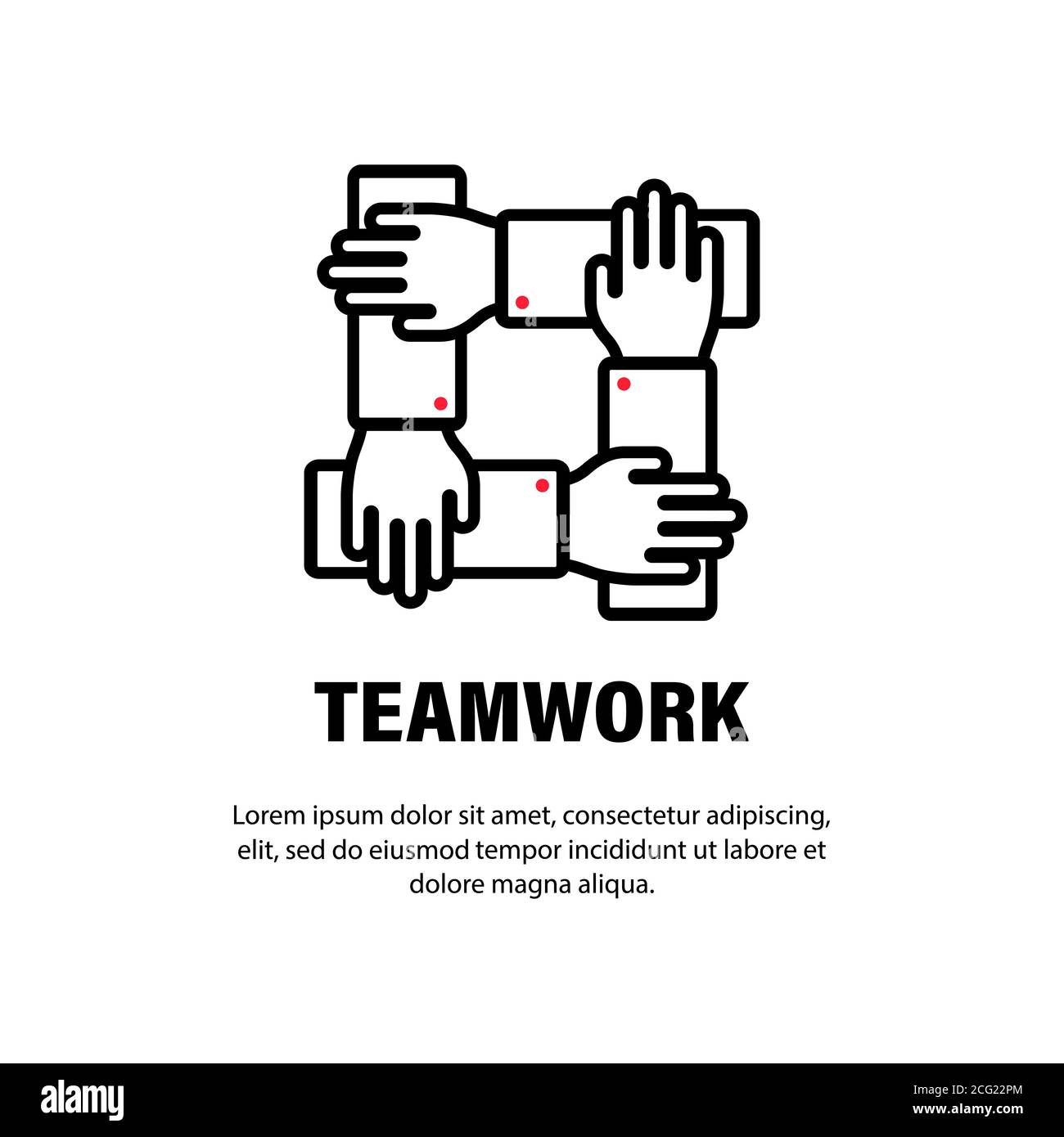 Teamwork-Symbol. Partnerschaft. Sportwettbewerb. Geschäftskonzept. Vektor auf isoliertem weißem Hintergrund. EPS 10 Stock Vektor