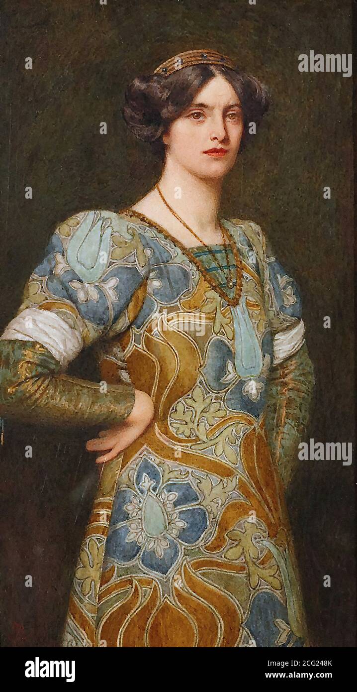 Linton Sir James Dromgole - Katherine aus der Zähmung von Die Shrew - British School - 19. Jahrhundert Stockfoto