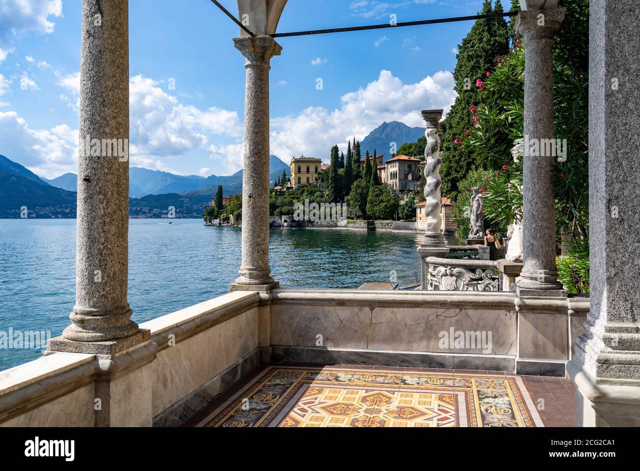 Italien. Lombardei. Comer See. Dorf Varenna. Gärten der Villa