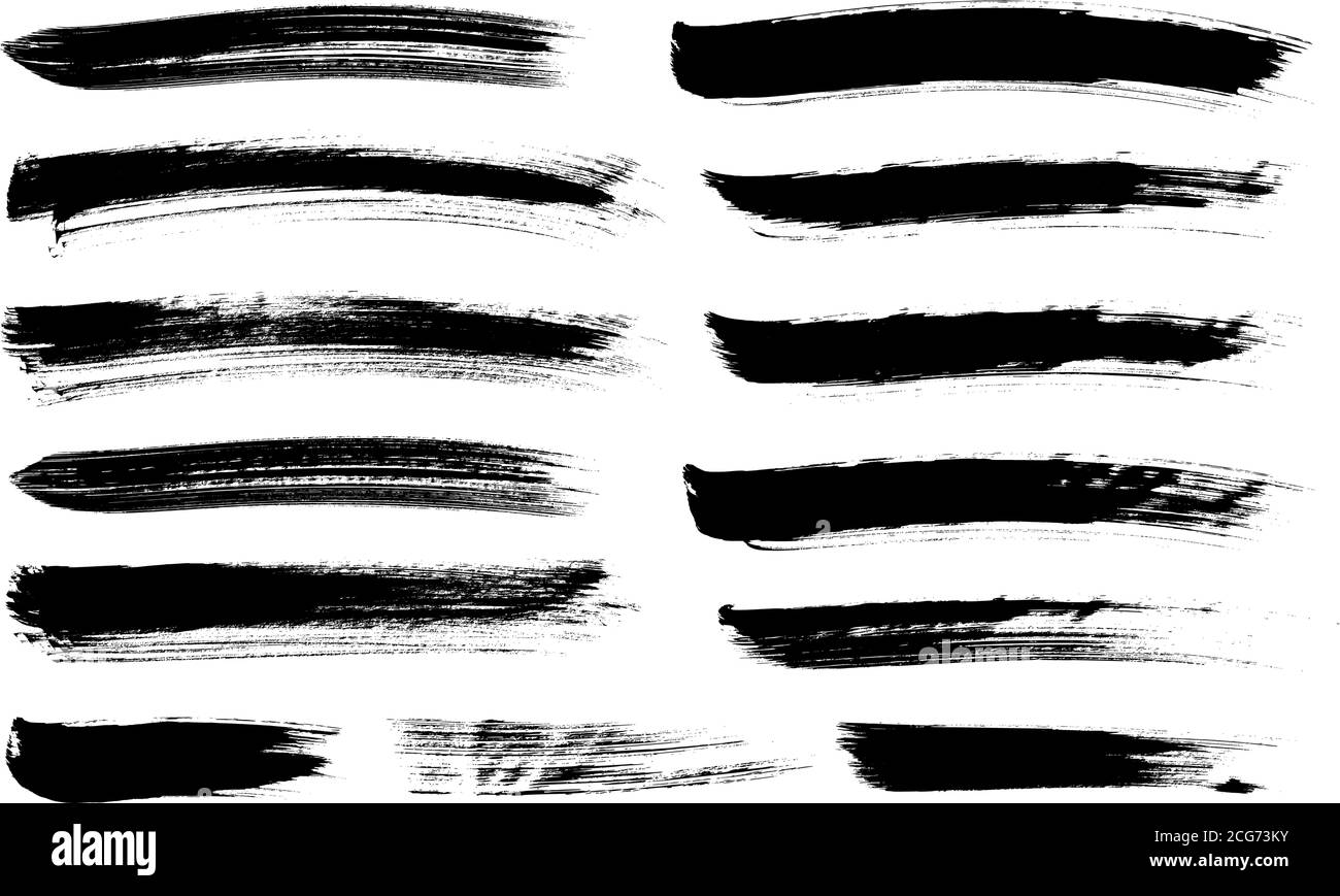 Paint brush strokes texture japanese -Fotos und -Bildmaterial in hoher ...