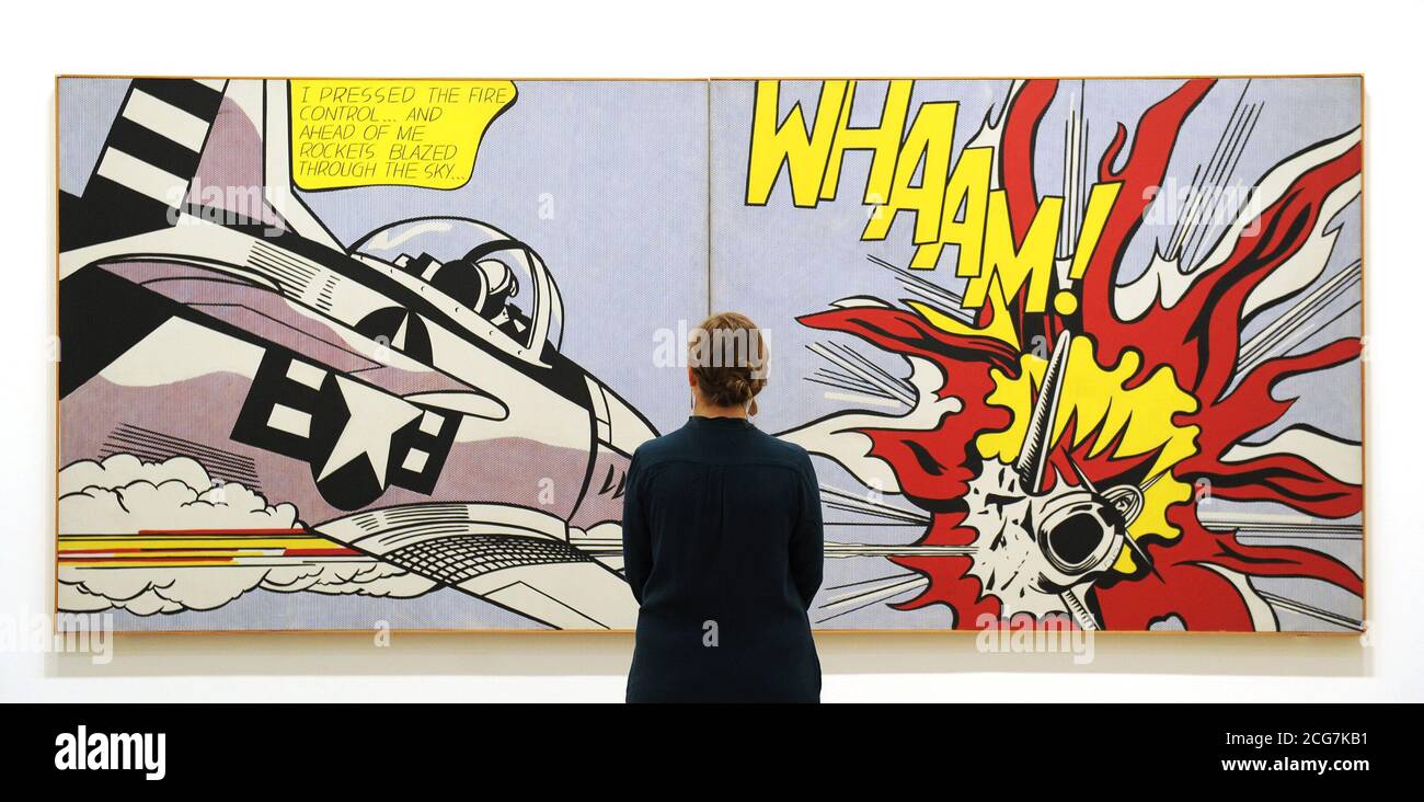 Roy Lichtensteins Gemälde Whaam! 1963 wird im Rahmen der