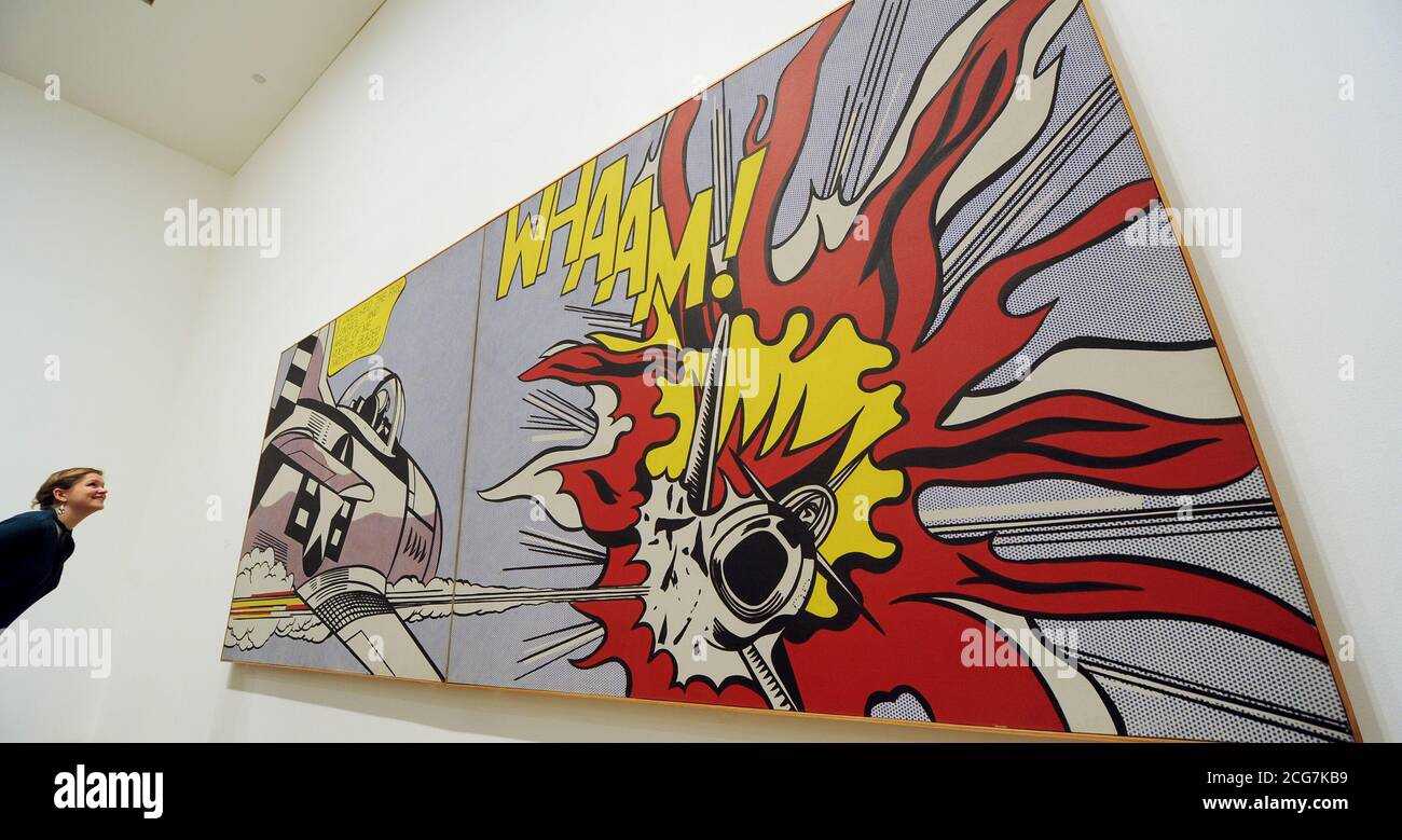 Roy Lichtensteins Gemälde Whaam! 1963 wird im Rahmen der