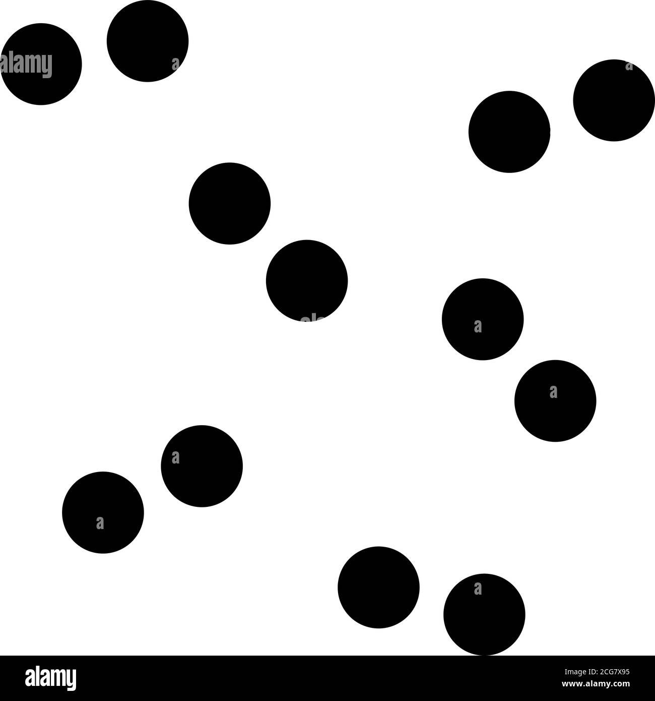 Pneumokokken-Infektion Glyphen Symbol Vektor isolierte Illustration Stock Vektor