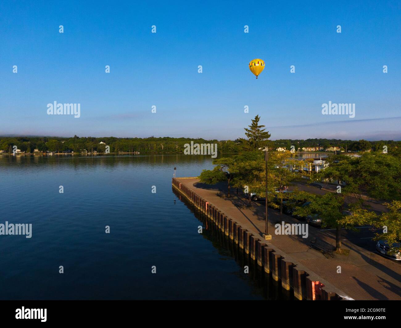 Canandaigua Lake City Pier Stockfoto