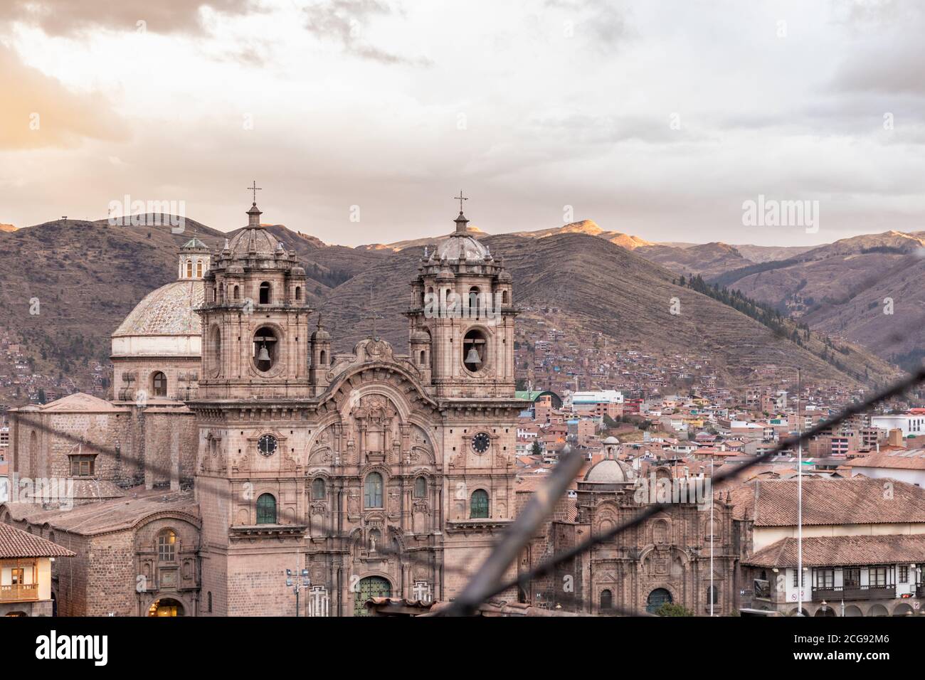 Szenen aus der Stadt Cusco Hauptstadt der Inka reich in Peru Stockfoto