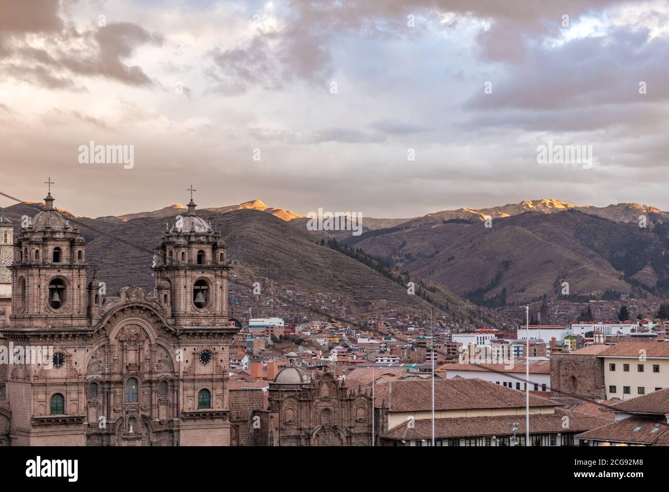 Szenen aus der Stadt Cusco Hauptstadt der Inka reich in Peru Stockfoto