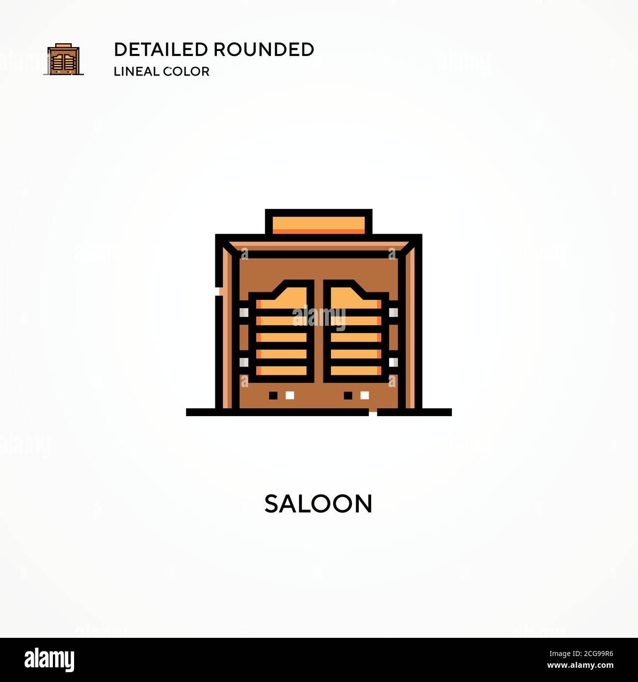 Vektorsymbol Limousine. Moderne Vektorgrafik Konzepte. Einfach zu bearbeiten und anzupassen. Stock Vektor