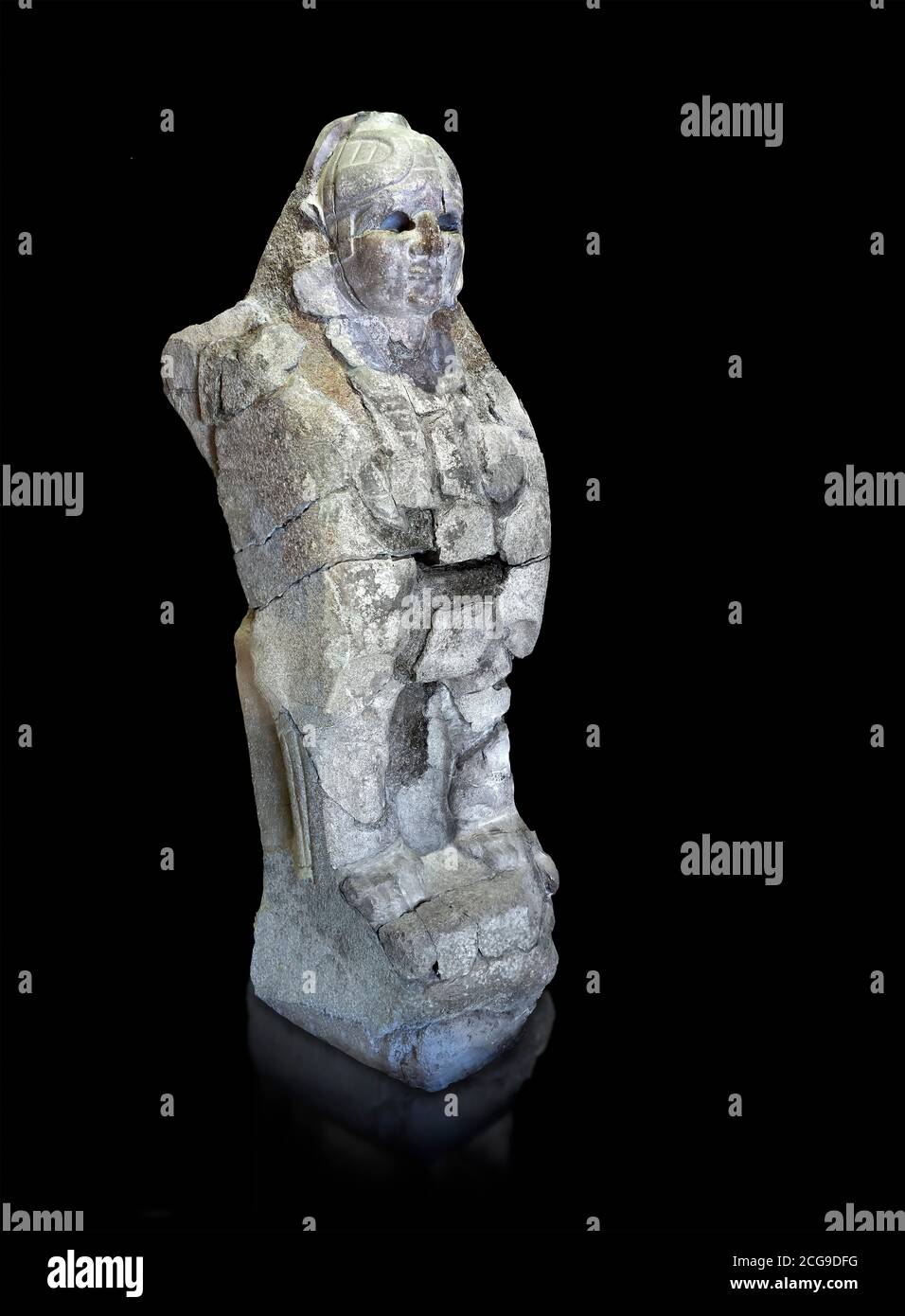 Hethiter-Sphinx-Skulptur eines der 4 Sphinx aus dem Sphinx-Tor von Hattusa, Neuhethitisches Königreich, 13. Jh. v. Chr. , Archäologisches Museum Bogazkale Stockfoto