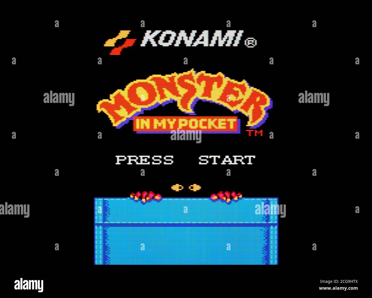 Monster in my Pocket - Nintendo Entertainment System - NES Videospiel – nur für redaktionelle Zwecke Stockfoto