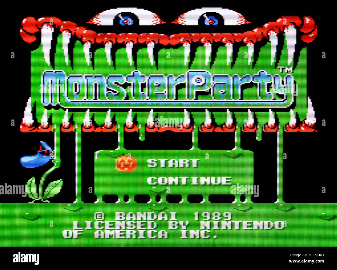 Monster Party - Nintendo Entertainment System - NES Videogame - Nur für redaktionelle Zwecke Stockfoto