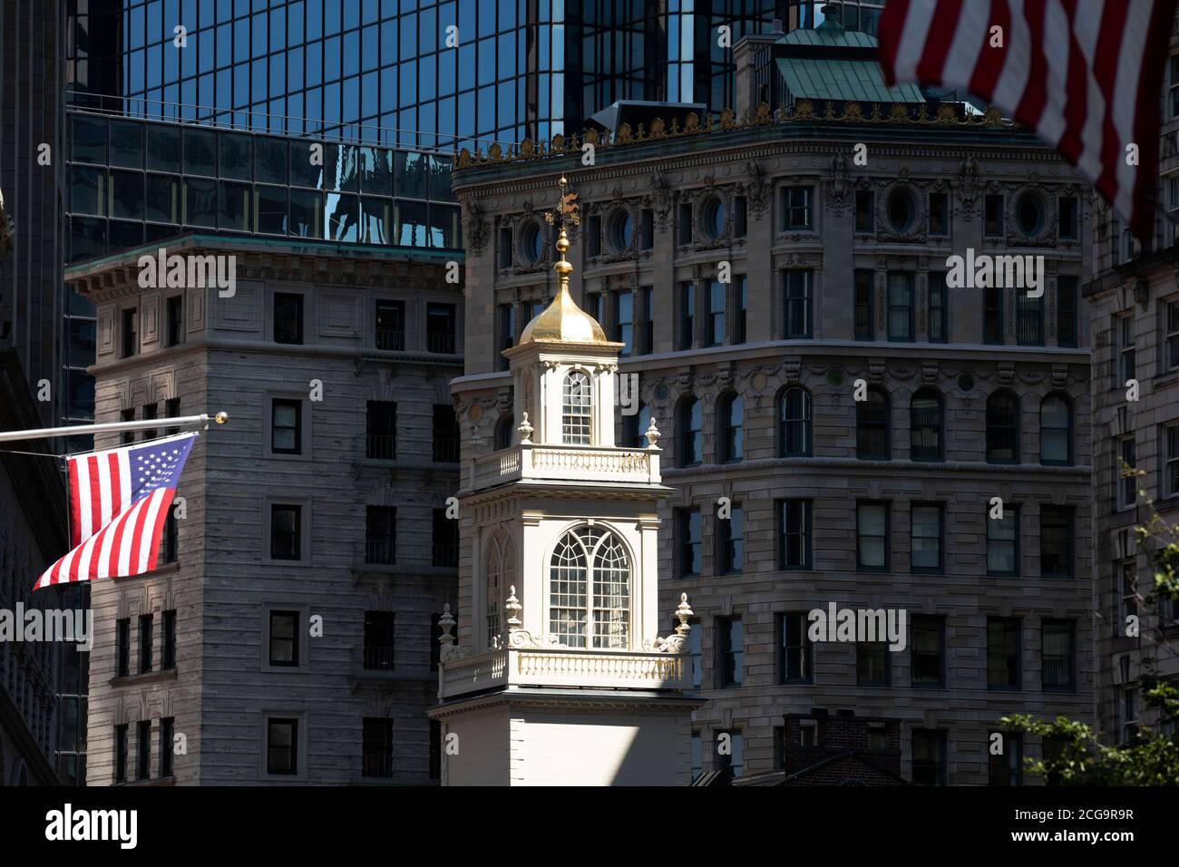 The Old Statehouse on the Freedom Trail Boston, Massachusetts, USA Stockfoto