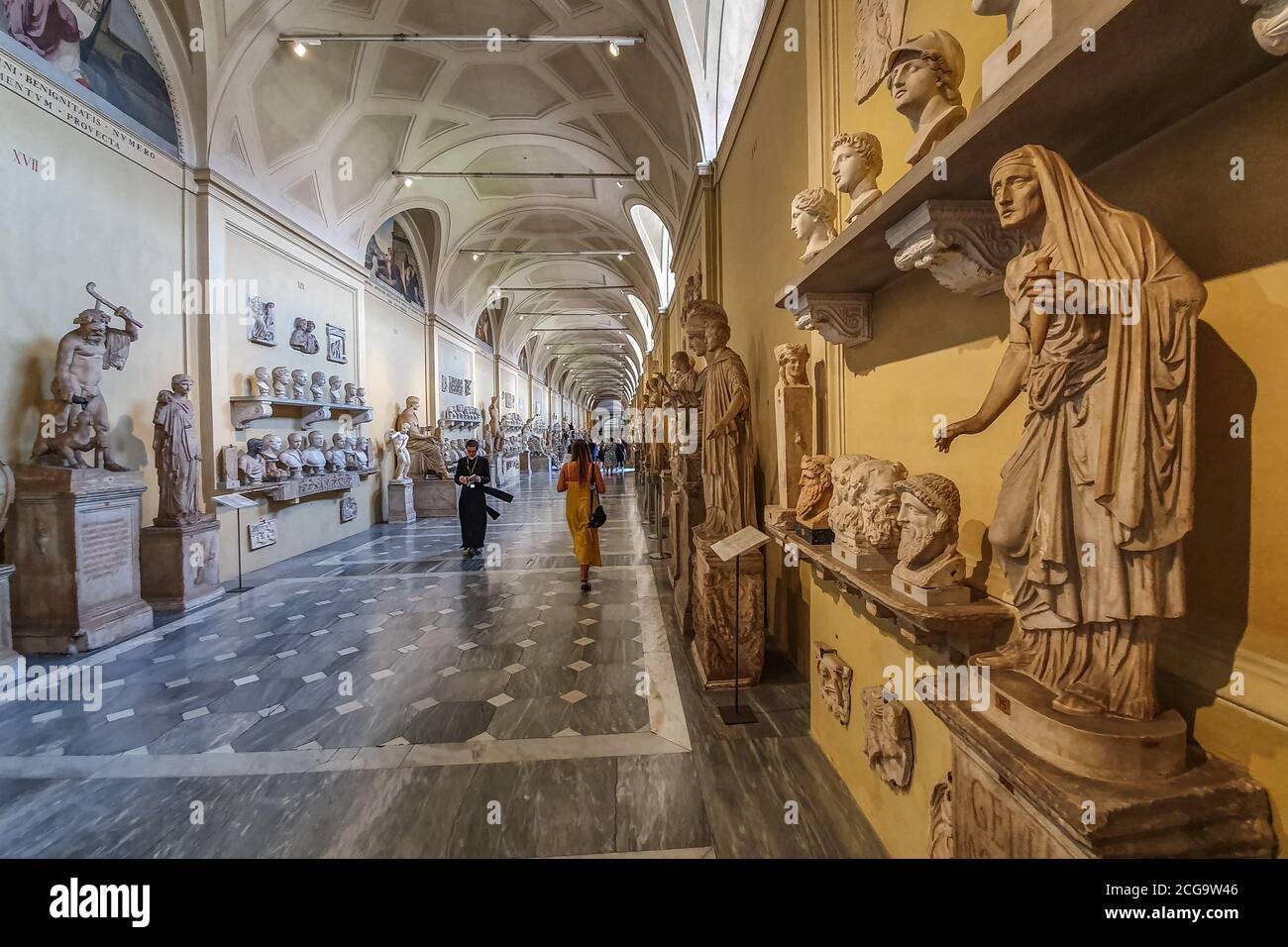 Die Vatikanischen Museen in Rom, Italien Stockfoto