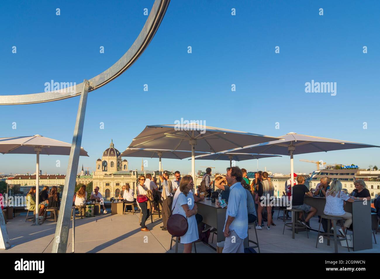 Wien, Wien: MQ Libelle oben im Leopold Museum im MuseumsQuartier (MQ ...