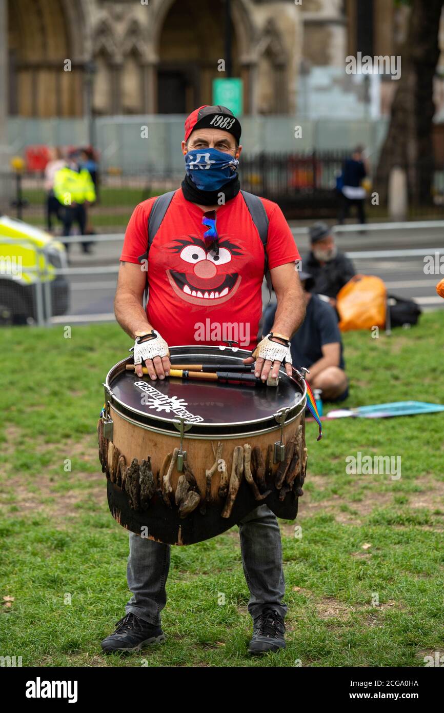 London 9. September 2020 Extinction Rebellion Protests, Parliament Square London UK Credit: Ian Davidson/Alamy Live News Stockfoto