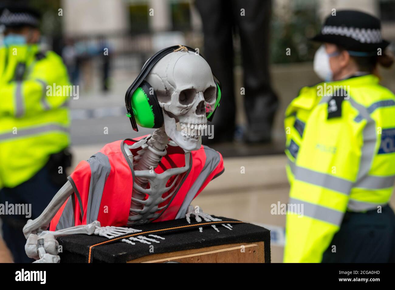 London 9. September 2020 Extinction Rebellion Protests, Parliament Square London UK Credit: Ian Davidson/Alamy Live News Stockfoto