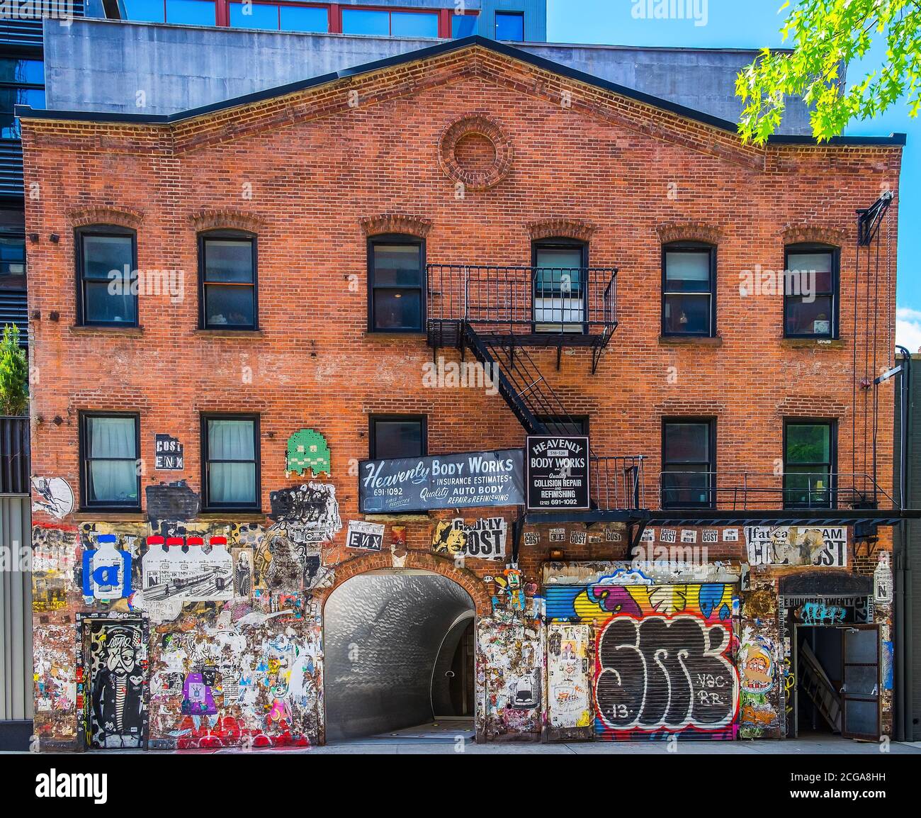 New York City, USA, Mai 2019, Blick auf das berühmte COMME des Garçons-Gebäude von West Chelsea Stockfoto