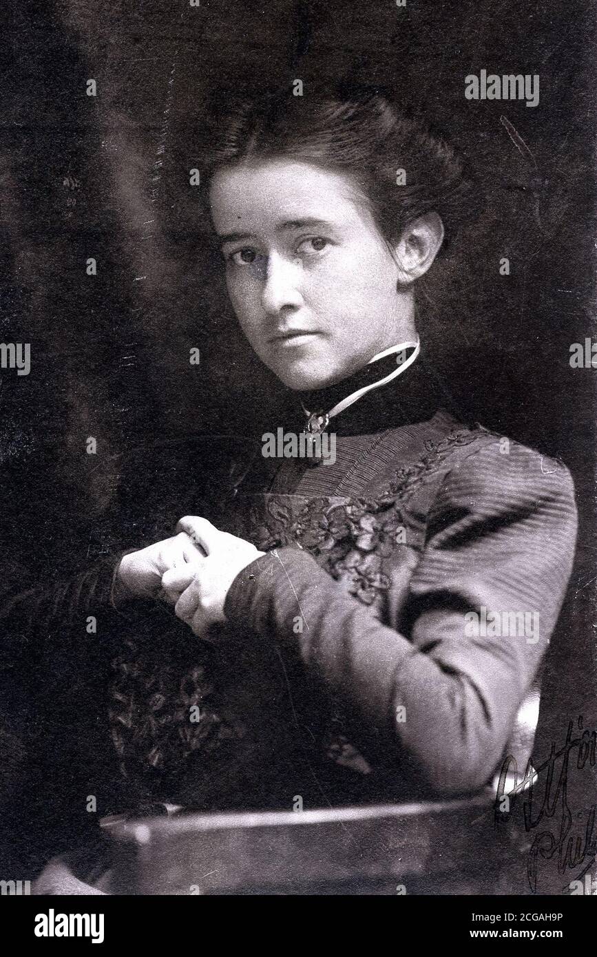 Elizabeth Shippen Green, amerikanische Illustratorin, um 1910 Stockfoto