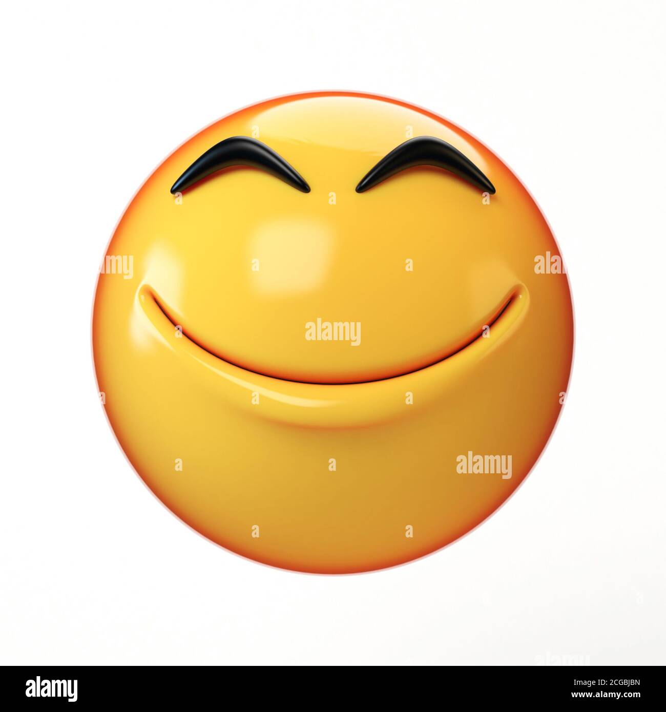 Happy Wink Emoticon Icon Stockfotos Und Bilder Kaufen Alamy