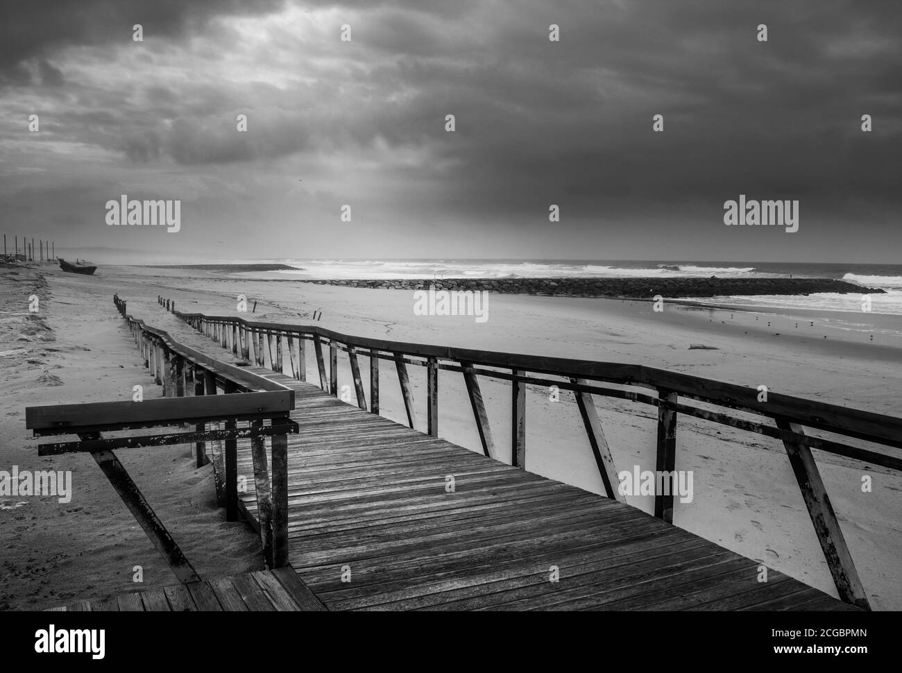 Costa de Caparica, Portugal Stockfoto